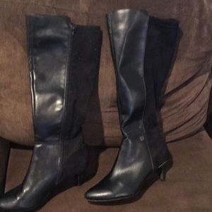 Alfani step flex thigh high boots